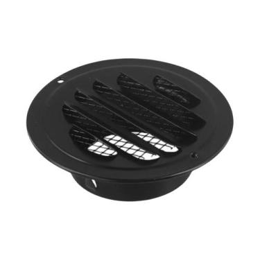 Imagem de Grelha De Ventilação Em Aço Inoxidável 70-200mm Redonda Proteção Contr