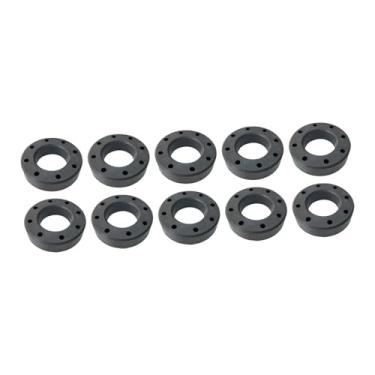 Imagem de menolana Conjunto de 10 espaçadores para almofada de joelho para máquina de abdominais, compatíveis com tubo redondo de 40 mm, ideais para treino em casa e