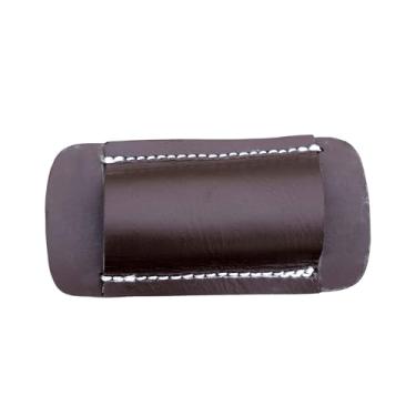 Imagem de Bainha de faca de couro, coldre de faca feito à mão, bainha de couro de transporte horizontal para cinto, organizador de bolso EDC para homens, tamanho P, marrom escuro