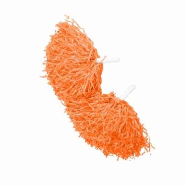 Imagem de Akozon Pompons de Líder de Torcida para Esquadrão Juvenil, Acessórios de Dança para Festa Esportiva - Amarelo Brilhante (#8)