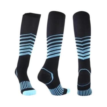 Imagem de Meias De Compressão Para Corrida Masculinas 20-30mmHg Meias Esportivas