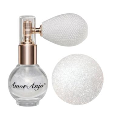 Imagem de Iluminador Corpo e Rosto em Spray com Glitter Brilhante para Maquiagem Amor Anjo (Spray cor 02)