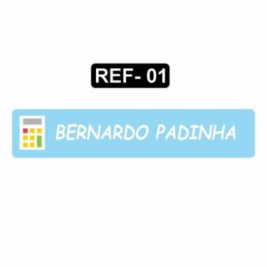 Imagem de Kit 50 Etiquetas Termocolantes Em DTF Para Uniforme Escolar Roupa Infa