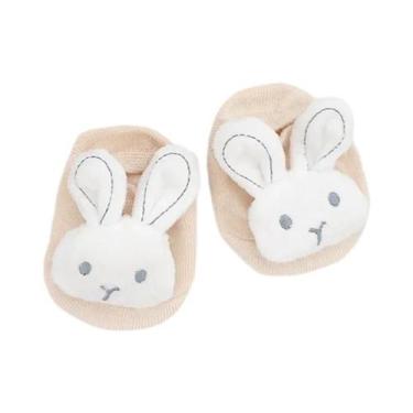 Imagem de Meias De Chão Antiderrapantes De Desenho Animado De Coelhinho Para Beb