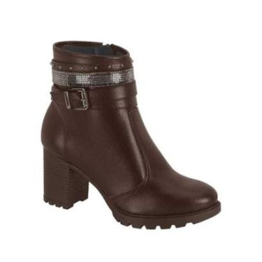 Imagem de Bota Moleca Coturno Alto Feminina-Feminino