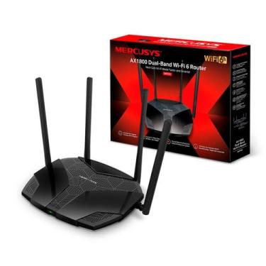 Imagem de Roteador Mercusys MR70X, Gigabit, Wi-Fi 6, Dual Band (2.4/5GHz), AX180