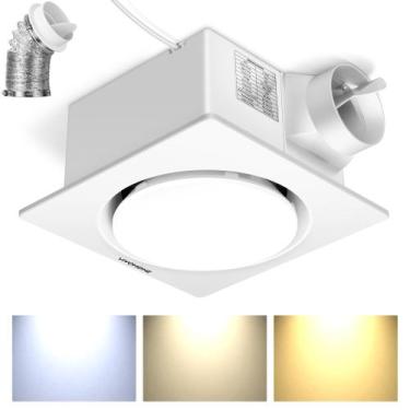 Imagem de Exaustor de Banheiro VIVOHOME Autoflow com Luz e Sensor de Umidade