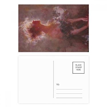 Imagem de Cartão postal Clair De Lune XJJ pintura a óleo conjunto de cartões postais de aniversário