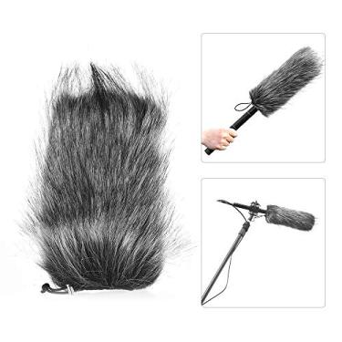 Imagem de Microfone profissional para-brisa peludo Pára-brisa de pele de montagem flexível para Rode VMGO Video Mic GO, VideoMic Pro, Micro para SGC-598 598 Compatível com So-ny EMC965 NV1 XM1 CG60, ect