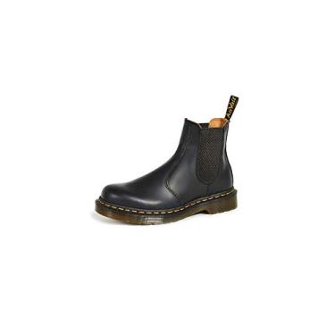 Imagem de Bota Chelsea de couro Dr. Martens, 2976 para homens e mulheres, Preto, 7