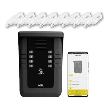 Imagem de Kit Porteiro Coletivo Agl S-500 08 Pontos + 8 Interfones