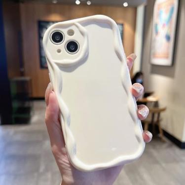 Imagem de Capa de telefone ondulada de cor sólida para Xiaomi 13t Pro Capa para Redmi 12 10 12c 13c Note 12s 12 11 10 9 8 Pro 10s 11s Poco X5 X3 Pro Capa, branca, para Poco C65