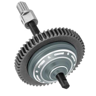 Imagem de RC 54T #45 Steel Main Gear&Differential Case Upgrades Part for 1/10 Slash/Rustler/Stampede/Hoss 4X4(VXL),Slash 4WD(Platinum/Ultimate),Metal Slipper Clutch Eliminator Differential Locker Gear.Titanium