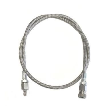 Imagem de 3Skull Paintball Airsoft Fill Whip Mangueira Extensão 4500 Psi PCP - Estação de enchimento de ar de aço inoxidável 91.4 cm e sistema de carregamento