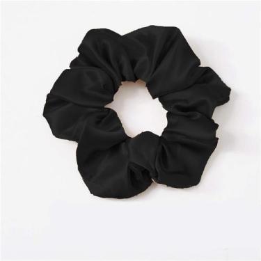 Imagem de Kit 100 Xuxinhas de Cetim Charmousse Scrunchie Anti Frizz Luxo - LD Co