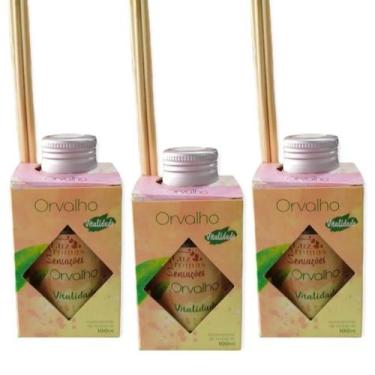 Imagem de 3 Aromatizador Ambiente Vareta Difusor Cheiroso Perfume Casa 100ml Odo