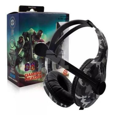 Imagem de Fone Headset Gamer Com Microfone Camuflado - Ig-D8-1 Reling-Unissex