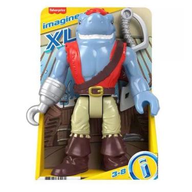 Imagem de Boneco Imaginext Xl - Pirata Tubarao MATTEL