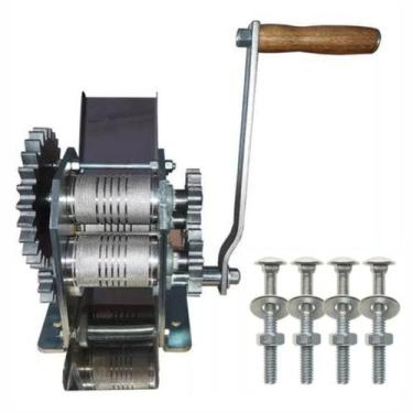 Imagem de Engenho Caldo Cana Moedor Manual Garapeira 3 Moendas Inox  - Juby Meta