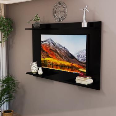 Imagem de Painel de TV até 50 Pol Amanda Minimalista c/ Prateleira MDF