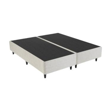 Imagem de Base Box Sommier King 193x203cm Columbus Inducol Cr35245e Bege