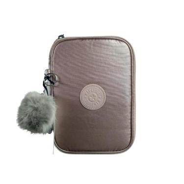 Imagem de Estojo Kipling 100 pens Metalizado, fairy aqua met