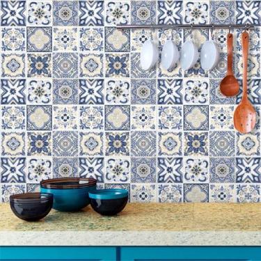 Imagem de Hidráulico de Azulejo Vinil Autocolante Português 270 - Inove Papéis d