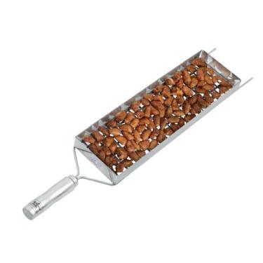 Imagem de Grelha Cesto Inox 64cm para Coraçãozinho de Frango, Legumes, Etc - Fix