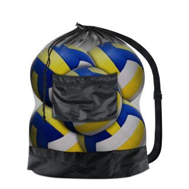 Imagem de Bolsa de malha esportiva BROTOU para equipamentos esportivos com alça 