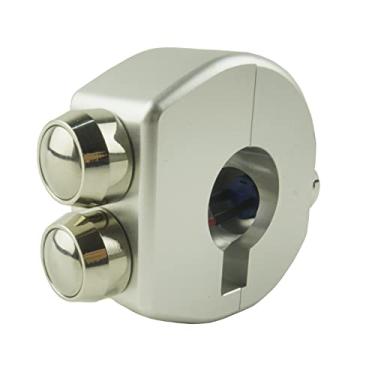 Imagem de TADAFA Interruptor de guidão de motocicleta de liga de alumínio CNC para farol de neblina, redefinição de bloqueio de buzina, interruptor de botão de controle de seta (serve para guidão de 7/20.3 cm