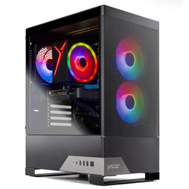 Imagem de Skytech Gaming PC Desktop Nebula 2, Ryzen 7 5700 3,7 GHz (4,6GHz), AMD RX 9060XT 8GB, SSD NVMe 1TB, 16GB DDR4 RAM 3200, 650W Gold PSU, Wi-Fi, Win 11