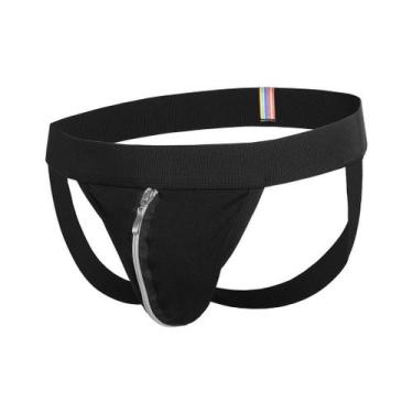 Imagem de Jockstrap com Ziper Versátil Ativo - Beebas, Preta, G