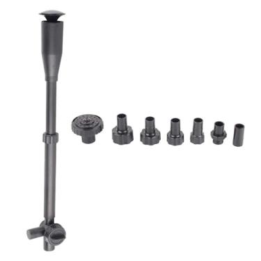 Imagem de Yctze Kit de Bico Pulverizador de Fonte de água para Tanques de Peixes de Aquário Multifuncional - 2 Cabeças de Fonte, 6 Conectores para Bombas Submersíveis, Acessórios de Aquário e Jardim
