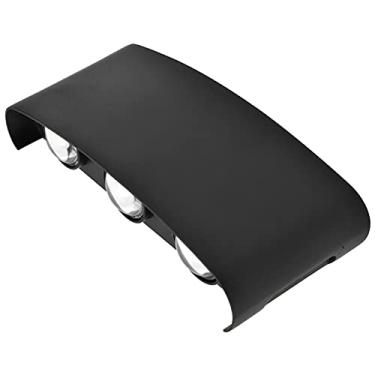 Imagem de aqxreight Aplique de Parede LED à Prova d'água para Fundo Decorativo Aplique de Parede Interno e Externo 6W Luz Branca Quente de 85?265V Contas de Economia de Energia LED e Com Tratamento de Liga