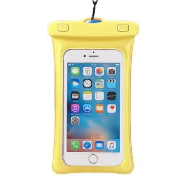 Imagem de Bolsa impermeável para celular, bolsa seca, 1 pacote, capa universal à prova d'água para iPhone 16, 15, 14, 13 Pro Max, Samsung e mais, suporte de telefone seguro para tela sensível ao toque para