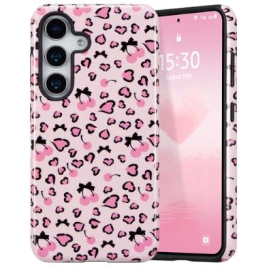 Imagem de DEFBSC Capa para Samsung Galaxy S25 FE, linda estampa de cerejeira rosa estampa estética moderna para mulheres meninas, fina, durável, bumper à prova de choque para Samsung Galaxy S25 FE, minúscula