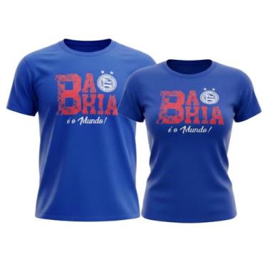 Imagem de Kit Casal Bahia 2 Camisas Casuais Algodão Premium - Adulto Tamanho Fem
