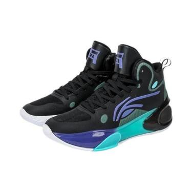 Imagem de Tênis De Basquete Masculino E Feminino Antiderrapante Com Amorteciment