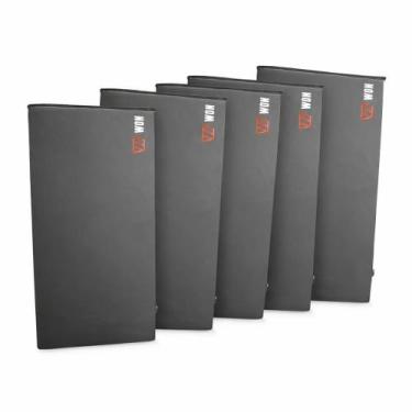 Imagem de Kit 5 Colchonetes 95x55x3 cm D80 PRETO - WON Esportes