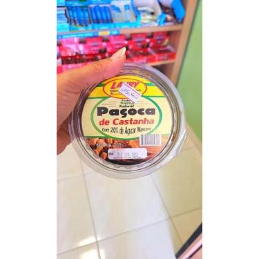 Imagem de Paçoca de Castanha com 20% de açúcar  mascavo 200gr Laury temperos 