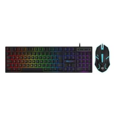 Imagem de Kit Gamer Teclado E Mouse Preto Hoopson Tpc-096KP