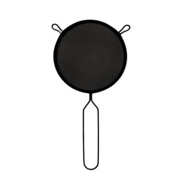 Imagem de Peneira Black 14 cm Aço Inox Mimo Style, UNICA