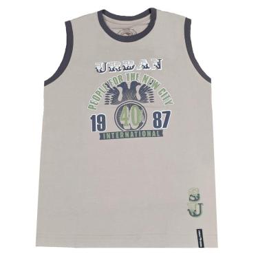Imagem de REGATA MASCULINA JUVENIL C/ ESTAMPAS Nº 10 AO 16 Pura Onda