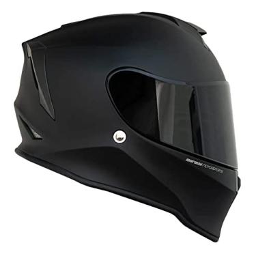 Imagem de Capacete Moto Mormaii M1 Original + Narigueira Preto Fosco Tamanho 56