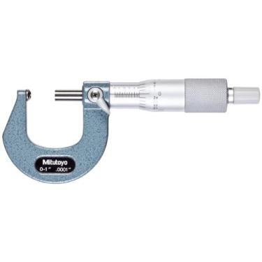 Imagem de mitutoyo esféricos Face micrómetro, Ratchet Stop, polegadas, 1