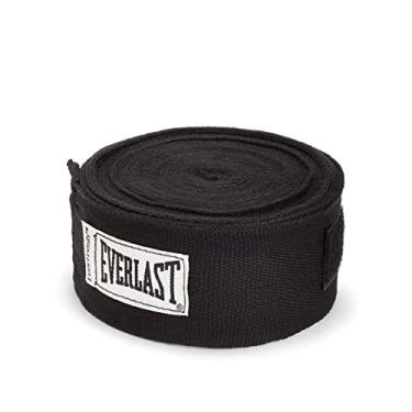 Imagem de Everlast Envoltório de mão de boxe, lavável à máquina, saco de treino e artes marciais, preto