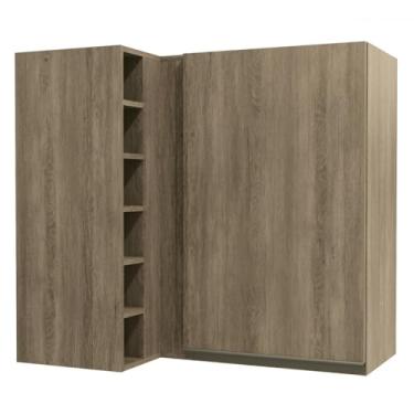 Imagem de Armário Aéreo De Canto Reto Maxxi 1 Porta Nogal G768 Kappesberg