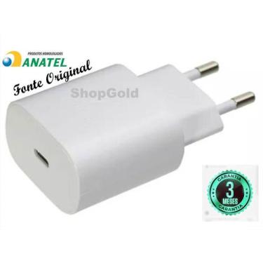 Imagem de Original Fonte Tomada Carregador Turbo Tipo C 20w Compativel Modelo IP