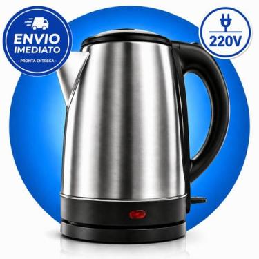Imagem de Chaleira Elétrica Inox 1.8L, Desligamento Automático, Aquecimento Rápi