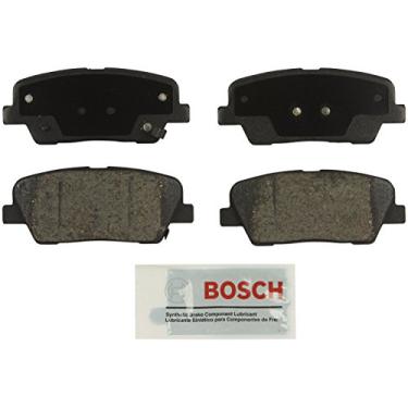 Imagem de BOSCH BE1284 Conjunto de pastilhas de freio a disco de cerâmica azul - compatível com Genesis G90; Hyundai Entourage, Equus, Genesis, Genesis Coupe, Santa Fé; Kia Borrego, K900, Sedona, Sorento;
